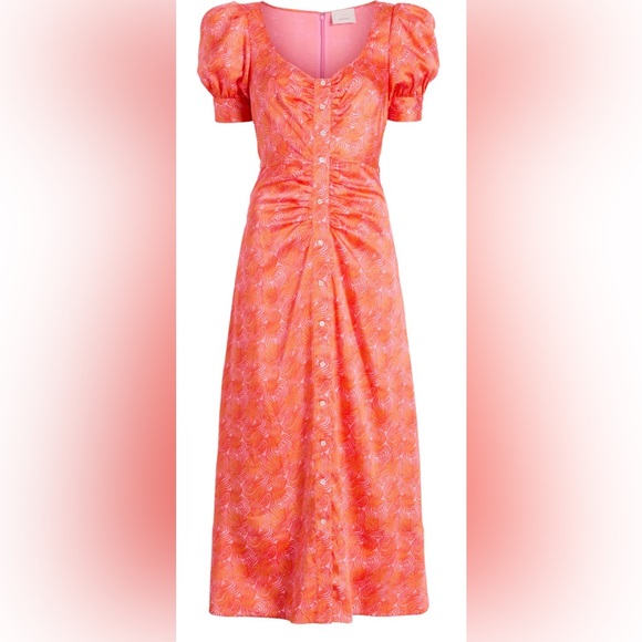 cinq a sept Dresses & Skirts - Cinq à Sept Ximena Dress Size 4 NWT Vibrant Midi Retail 395.00